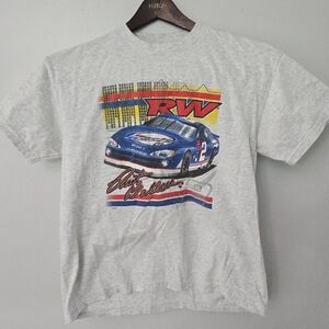 Vintage Winners Circle YOUTH L Rusty Wallace NASCAR Shirt Dodge #2